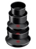 Tefal 10tlg. Kochset "Ingenio Easy Cook & Clean" in Schwarz