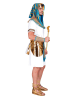 Carnival Party 5-delig kostuum "Pharaoh" wit/goudkleurig