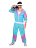 Carnival Party 2-delig kostuum "80's Trainingspak" blauw