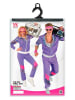 Carnival Party 2-delig kostuum "80's Trainingspak" paars
