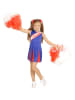 Carnival Party Kostuumjurk "Cheerleader" blauw/rood