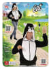 Carnival Party Kostümfleecejacke "Katze" in Weiß/ Schwarz
