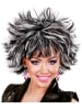 Carnival Party Perücke "Steamy" in Schwarz/ Weiß