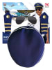 Carnival Party 4tlg. Accessories-Set "Piloten" in Dunkelblau