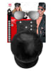 Carnival Party 4tlg. Accessories-Set "Rocker/Biker" in Schwarz