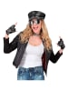 Carnival Party 4tlg. Accessories-Set "Rocker/Biker" in Schwarz