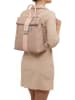 Anna Morellini Leren rugzak "Azalea" lichtroze - (B)30 x (H)31 x (D)11 cm