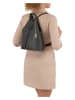 Anna Morellini Leder-Rucksack "Renata" in Anthrazit - (B)24,5 x (H)30 x (T)7 cm