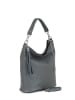 Mia Tomazzi Leder-Schultertasche "Sabaudia" in Grau - (B)26 x (H)28 x (T)12 cm