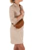 Mia Tomazzi Leder-Brustbeutel "Perugino" in Hellbraun - (B)23 x (H)13 x (T)2 cm