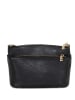 Mia Tomazzi Leder-Schultertasche "Bardolino" in Schwarz - (B)25 x (H)17 x (T)13 cm