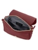 Pia Sassi Leren schoudertas "Monte Avella" bordeaux - (B)25 x (H)23 x (D)7 cm