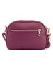 Pia Sassi Leren schoudertas "Monte Sparagio" bordeaux - (B)23 x (H)17 x (D)7 cm