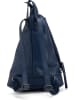 Anna Morellini Leder-Rucksack "Aureliana" in Blau - (B)42 x (H)55 x (T)16 cm
