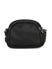 Anna Morellini Leder-Umhängetasche "Desideria" in Schwarz - (B)22 x (H)15 x (T)9 cm