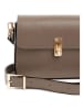 Lia Biassoni Leder-Umhängetasche in Taupe - (B)22 x (H)16 x (T)7 cm
