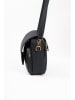 Lia Biassoni Leder-Umhängetasche in Schwarz - (B)23 x (H)20 x (T)9 cm
