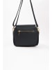 Lia Biassoni Leder-Umhängetasche in Schwarz - (B)23 x (H)20 x (T)9 cm