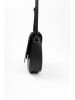 Lia Biassoni Leder-Umhängetasche  in Schwarz - (B)23 x (H)20 x (T)6 cm