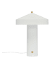 OYOY living design Lampa stołowa "Hatto" w kolorze białym - wys. 30 x Ø 41 cm