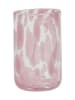 OYOY living design Glas "Jali" in Rosa - Ø6,8 x (H)10,5 cm