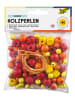 folia PAPER Holzperlen in Rot/ Gelb/ Orange - 60 g