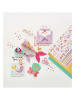 folia PAPER Bastelblock "Glitter everywhere" in Bunt - 27 Blatt