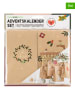 folia PAPER 49tlg. Adventskalender-Set "Oh Deer" in Beige