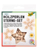 folia PAPER 161-delige kralensterren-knutselset naturel