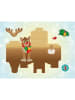 folia PAPER Adventskalender "Winterlandschaft" in Bunt