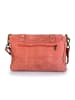 ORE10 Leder-Umhängetasche "Sim" in Lachs - (B)30 x (H)21 x (T)8 cm