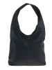 ORE10 Leder-Schultertasche "Vercelli" in Dunkelblau - (B)40 x (H)30 x (T)14 cm