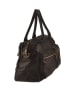 ORE10 Leder-Henkeltasche "Starna" in Schwarz - (B)34 x (H)26 x (T)14 cm