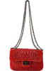 ORE10 Leder-Umhängetasche in Rot - (B)20 x (H)11 x (T)6,5 cm