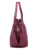 ORE10 Leder-Henkeltasche "Abert" in Bordeaux - (B)38 x (H)28 x (T)16 cm