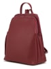 ORE10 Leren rugzak "Olow" bordeaux - (B)30 x (H)33 x (D)16 cm