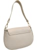 ORE10 Leder-Schultertasche in Beige - (B)15 x (H)24 x (T)5 cm