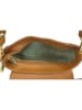 ORE10 Leder-Schultertasche in Cognac - (B)15 x (H)24 x (T)5 cm