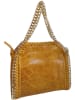 ORE10 Leder-Schultertasche in Cognac - (B)22 x (H)23 x (T)6 cm