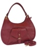 ORE10 Leder-Schultertasche "Miser" in Rot - (B)35 x (H)30 x (T)9 cm