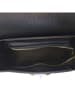 ORE10 Leder-Henkeltasche "Nadis" in Schwarz - (B)34 x (H)17 x (T)12 cm