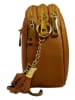ORE10 Leder-Umhängetasche "Bristol" in Hellbraun - (B)23 x (H)6 x (T)9 cm