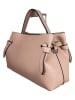 Florence Bags Leren handtas "Capoliveri" beige - (B)30 x (H)20 x (D)17 cm