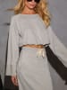 Milan Kiss 2tlg. Outfit in Hellgrau