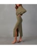 Milan Kiss Kleid in Khaki
