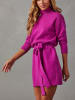 Milan Kiss Gebreide jurk fuchsia