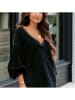 Milan Kiss Bluse in Schwarz