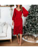 Milan Kiss Kleid in Rot
