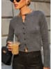 Milan Kiss Cardigan in Grau