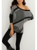 Milan Kiss Longsleeve in Schwarz/ Grau